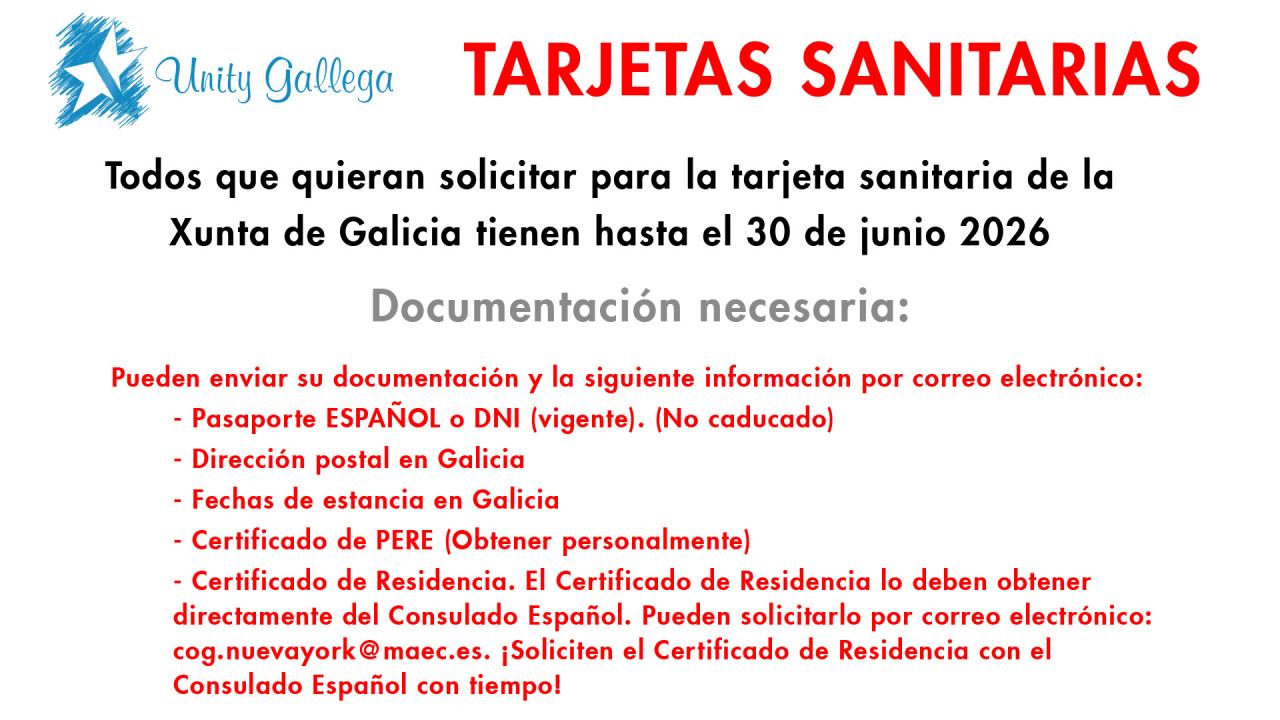 Tarjetas Sanitarias