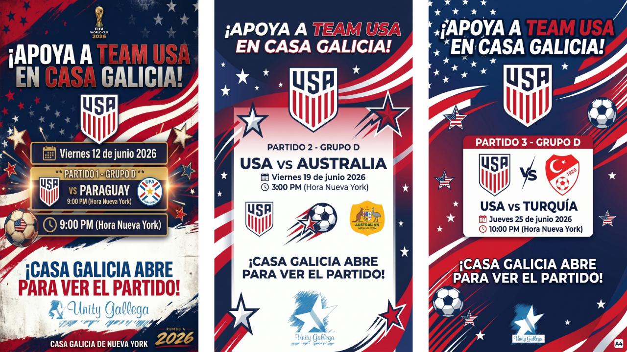 Partidos Mundial USA