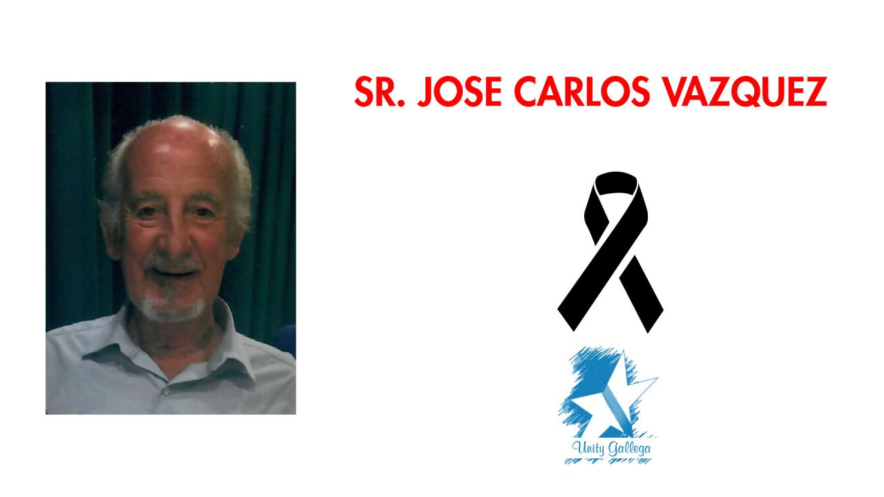 Fallecimiento ex-presidente Sr. Jose Carlos Vazquez 