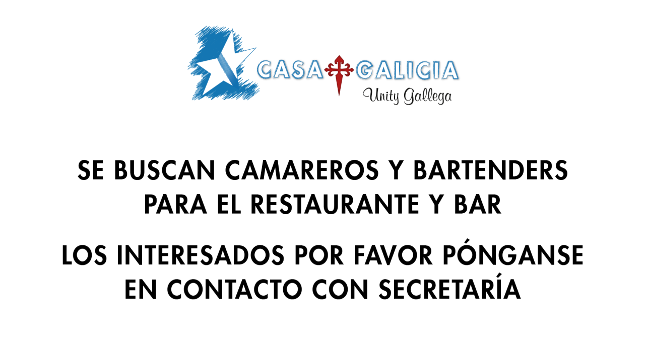 Empleo en Casa Galicia