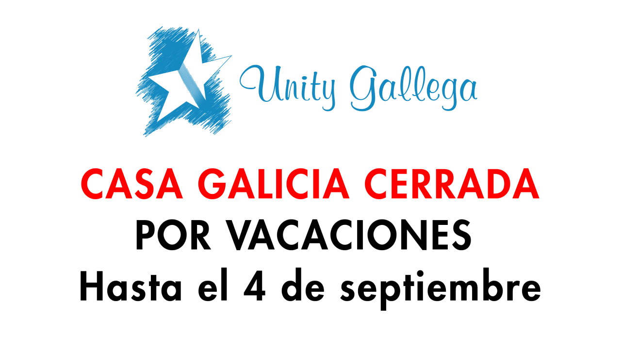 CERRADO POR VACACIONES