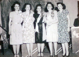 Candidatas a Reina 1950's